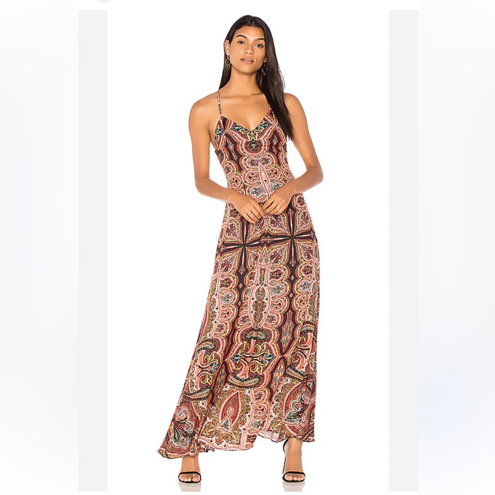 Alice + Olivia Alves Paisley Maxi Dress 6